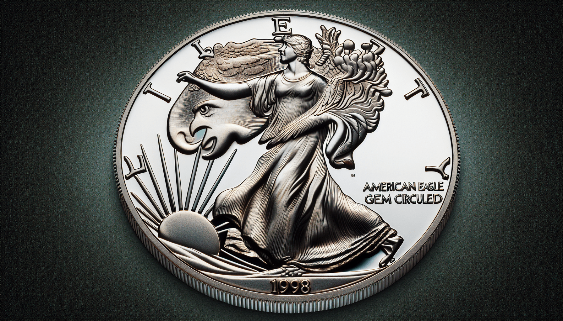 1998 1 oz American Silver Eagle Gem Uncirculated Coin $1 GEMUNC PCGS Review
