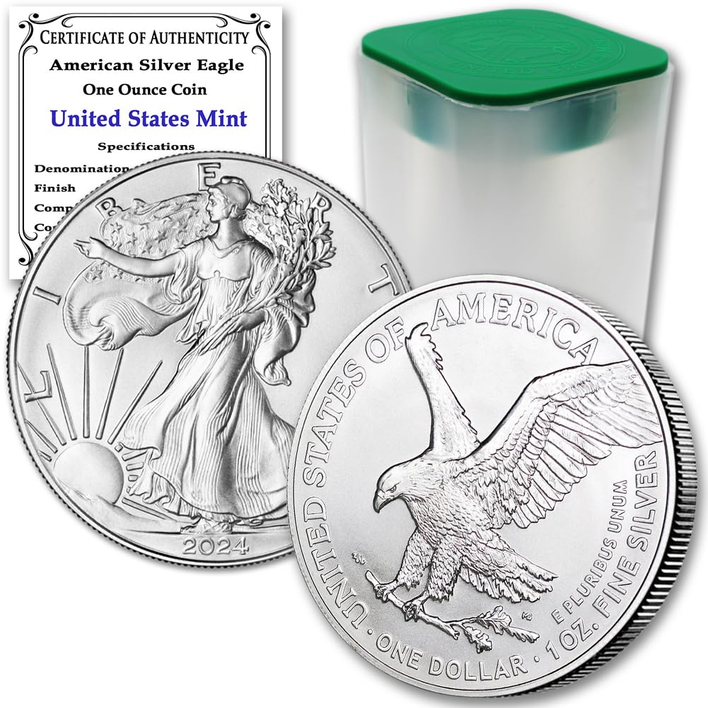 2024 – Lot of 10 American Eagle Silver Bullion Coins Review