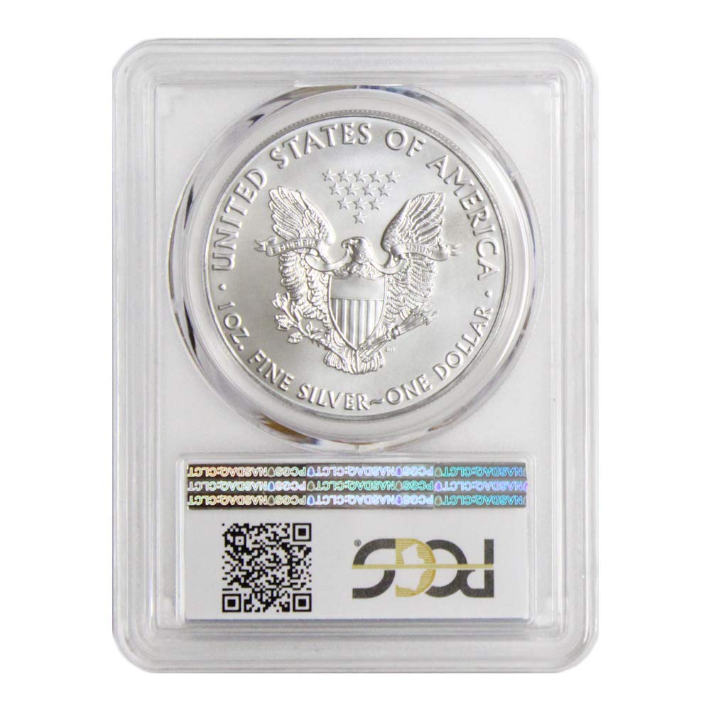 2006 - Present (Random Year) 1 oz Silver American Eagle Coin MS-70 (First Strike - Struck at The West Point Mint) $1 MS70 PCGS