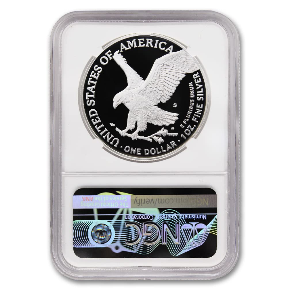 2022 S 1 oz Proof American Silver Eagle Gem Proof Coin (First Day of Issue) $1 NGC GEMPR