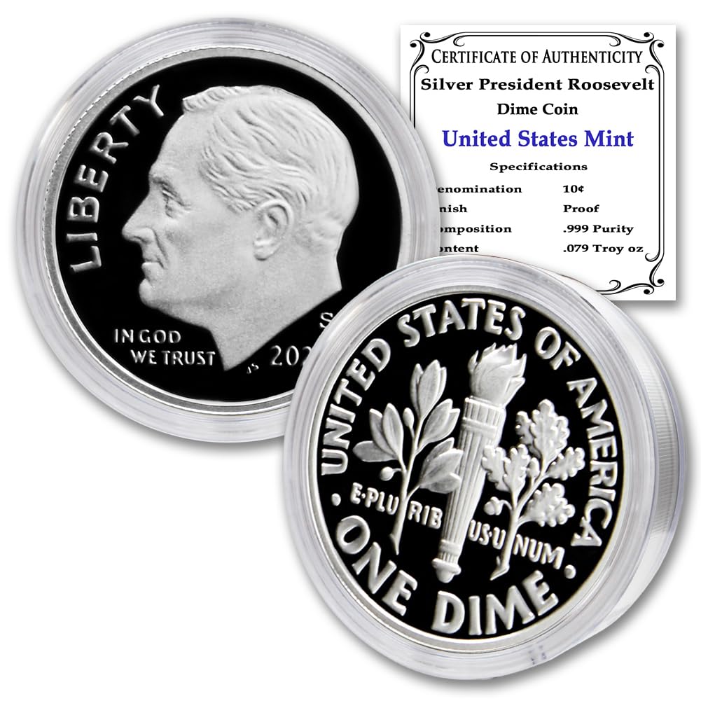 2022 S American Silver Proof Dime Coin Review