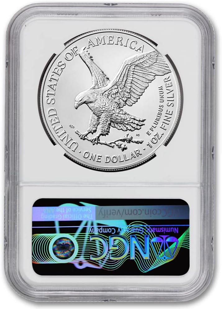 2023 1 oz American Silver Eagle Bullion Coin MS-70 (First Day of Issue) $1 MS70 NGC