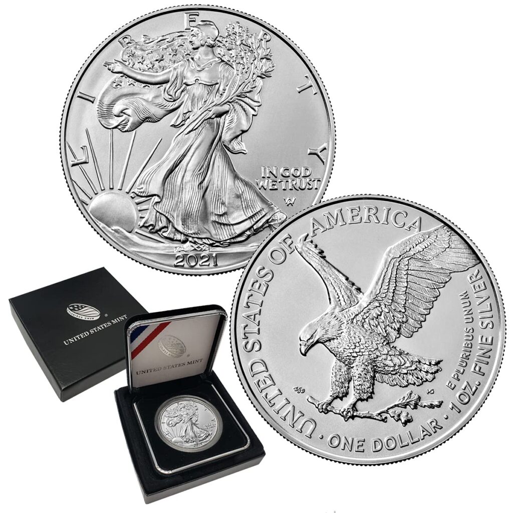 2023 American Silver Eagle 1 oz Coin In U.S. Mint Box $1 US Mint Brilliant Uncirculated