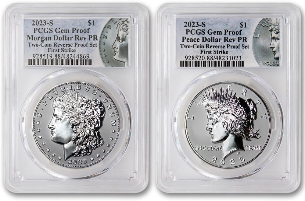 2023 S Silver Morgan and Peace Dollar Review