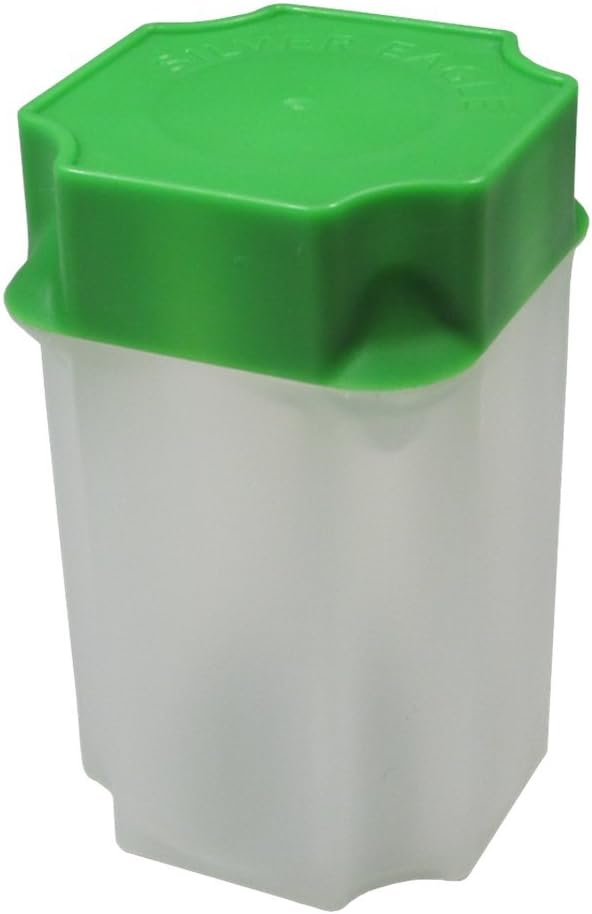 Guardhouse American Silver Eagle Tube - New Translucent Design Holds 20 Coins and Fits Inside a US Mint Green Monster Box - Sold Individually